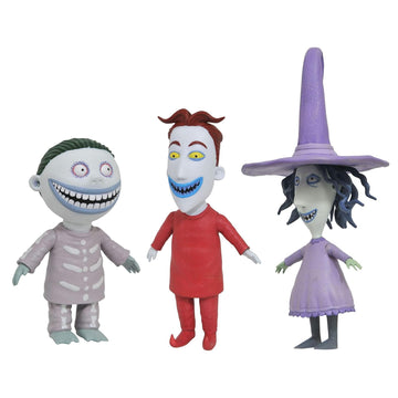 Diamond Select Toys The Nightmare Before Christmas Best Of Series: Lock, Shock And Barrel Action Figure, Multicolor