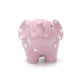 Child To Cherish Ceramic Polka Dot Elephant Piggy Bank For Girls, Pink