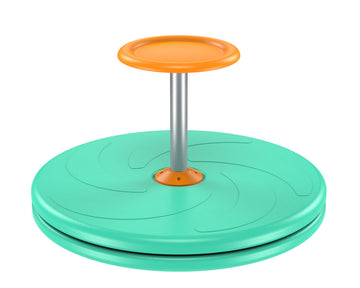 Spinner-X Seated Spinner Sensory Toy, Sit Spinner Toy Bigger Size And Durable Material For Kids- Ages 3 And Up (Green) By Barney