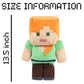 Weddye Pixel-Style Plush Toy - 8" Alex Character, Cotton Material, Video Game-Inspired Collectible for Kids & Fans