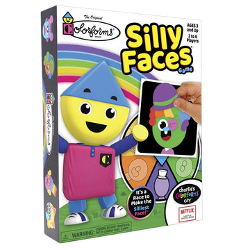 Colorforms - Silly Faces Game - Family Fun With Classic Activity - Ages 3+