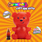 Eolo Toys - Gummymals Red. Interactive Super Squishy Gummy Bear Style pet with Over 20 Sounds and Reactions for Children Aged 4