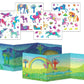 Peaceable Kingdom Reusable Sticker Tote - Magical Unicorns, Colorful Vinyl, Model SP71
