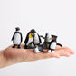 11Pcs Mini Penguin Figurines, Realistic Plastic Penguin Figures Arctic Miniature Penguin Figurines Penguin Cake Topper Mini Penguin Toys Tiny Animals For Party Supplies Gifts For Kids