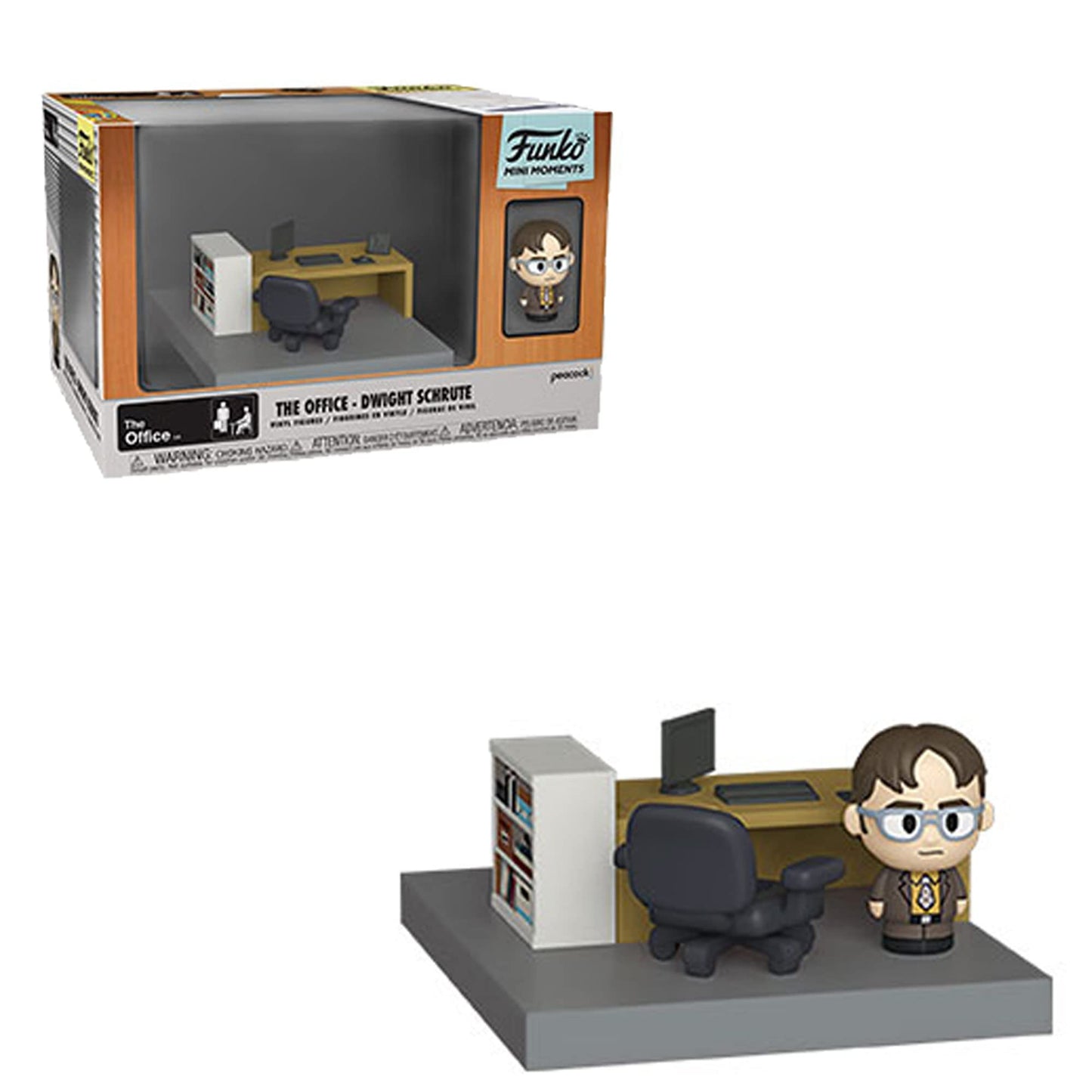 Pop Funko Tv Mini Moments: The Office - Dwight With Chase (Styles May Vary), Multicolor (57389)