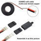 30 Sets Servo Connector Male Female Plug Crimp Pin Cable Kit Compatible with Futaba JR Hitec Spektrum RC Connectors (Without Cri