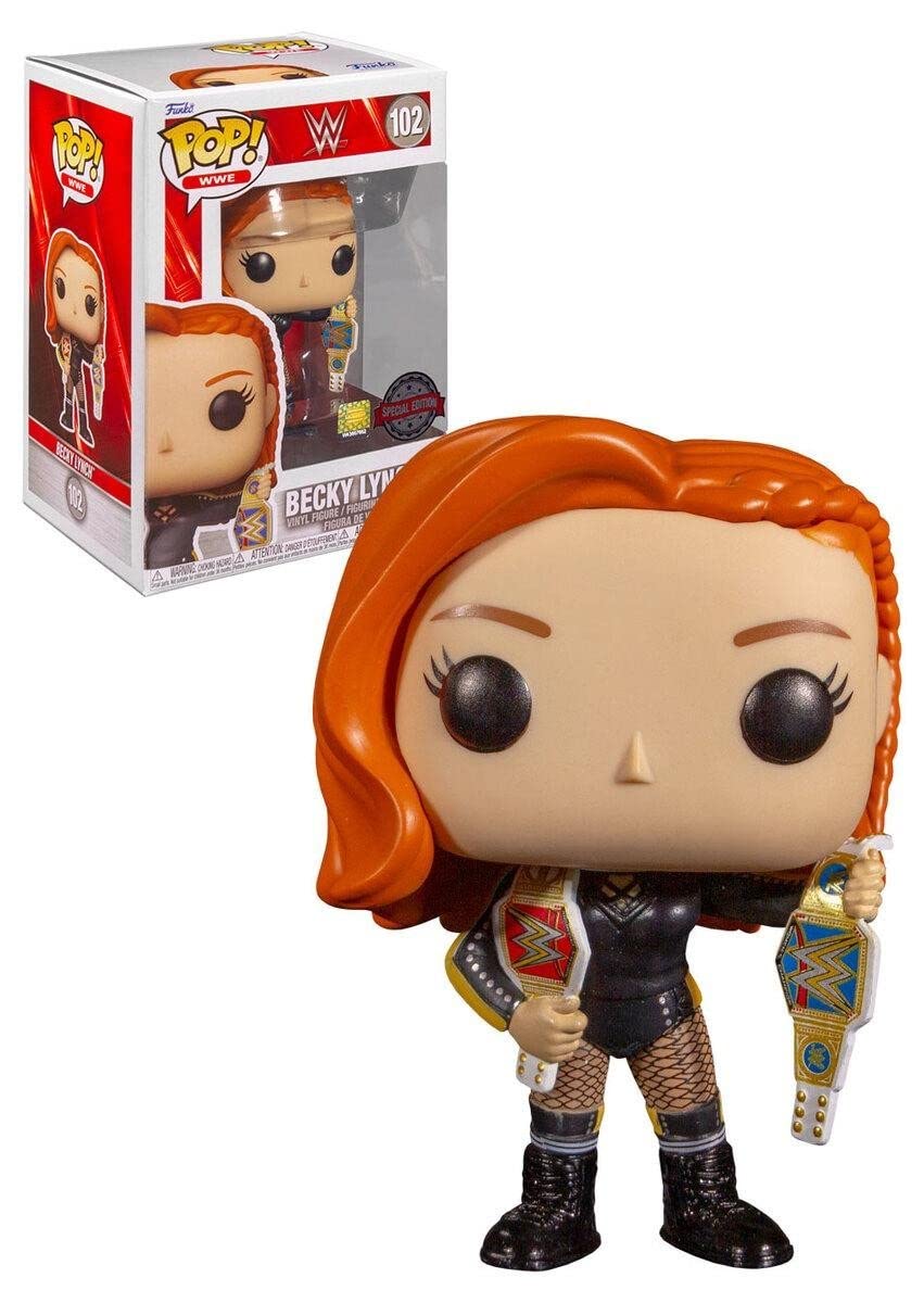 Funko Pop Wwe Becky Lynch With Two Belts Exclusive