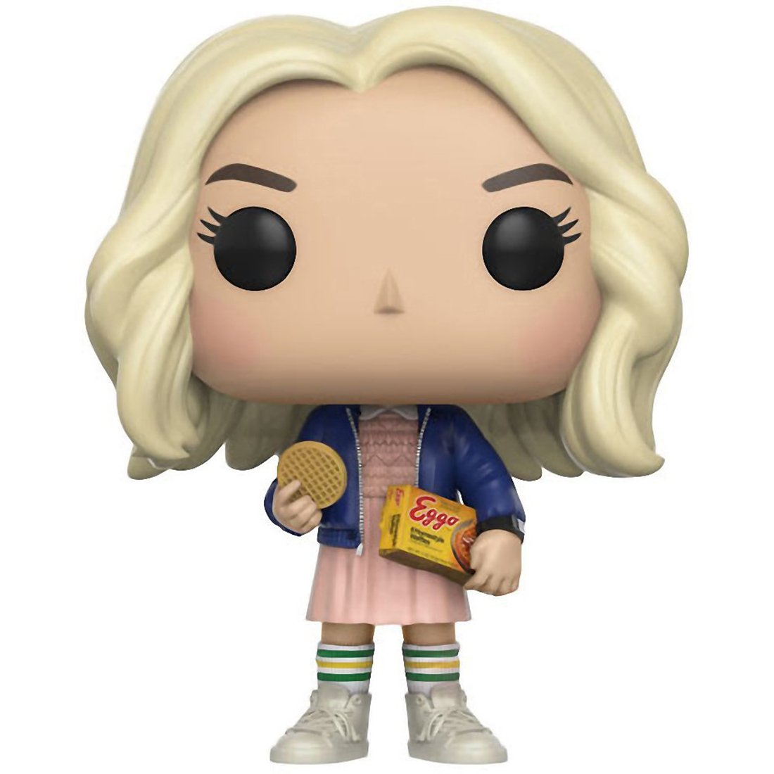 Funko Eleven [With Eggos] (Chase Edition): Stranger Things X Pop! Tv Vinyl Figure & 1 Pet Plastic Graphical Protector Bundle [#4