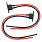 2Pcs Amass Xt90E-M Plug Male Battery Connector Mountable Pigtail Cable, Xt90 Panel Mount Connector With 30Cm Cable For Rc Lipo B
