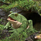 Folkmanis Toad Hand Puppet, Green/Light Tan
