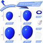 Nisocy Royal Blue Latex Balloon Arch Garland Kit, 102Pcs 18In 12In 10In 5In For Baby Shower Graduation Birthday 4Th Of July Inde