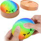 Squishy Dumplings, Colorful Expression Buns with Steamer Basket, Soft Stress Relief Toys, Sensory Play Items for Relaxation, Rai