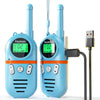 Inspireyes Walkie Talkies For Kids Rechargeable 2 Pack, 48 Hours Working Time 3 Miles Range 22 Channels 2 Way Radio, Birthday For Boys Girls, Family Games Outdoor Hiking Camping,3-12 Years Old Toys