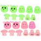 20pcs Cartoon School Soft Pen Cover Cap Neutral Pencil Covers (Mixed Style)