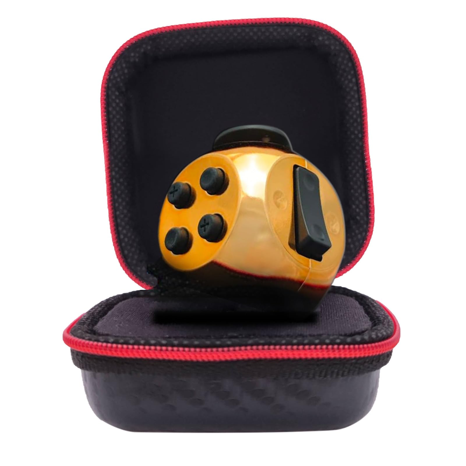 Pilpoc Thefube Fidget Cube - 6 Sided Toy For Adults And Kids - Stress Relief & Focus - Audible/Silent With Carry Case (Quantum R