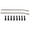 Meus Racing Trx4 Scx10 Links Titanium Link Rod Linkage Kit For Traxxas Trx4/Axial Scx10/Tamiya Cco1/Redcat Gen8 Etc. (130Mm)