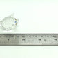 Sansukjai Pig Tiny Miniature Figurines Animals Hand Blown Glass Art Collectible Gift Decorate, V1 (Clear)