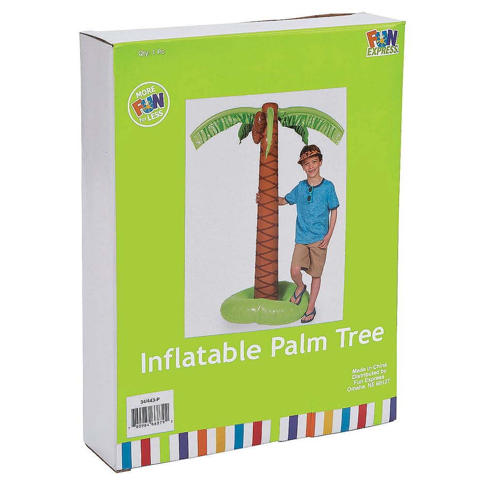 Rhode Island Novelty 66 Inch Inflatable Palm Tree, One Per Order