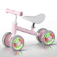 Amazingjoy Toddler Toys For 1 Year Old Boys Girls First Birthday Gifts Age 1-2,Colorful Lighting Baby Balance Bike No Pedal 4 Le