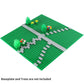 Light Bluish Gray 1×2 Tile ×700 Parts And Pieces Flat Moc Bricks, Bulk Building Blocks For Smooth Surface Wall Floor, Toy Accessories Compatible With Major Brands