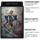 Fantasy North - Izumi - Wind Mage - 100 Smooth Matte Tcg Trading Card Sleeves - Fits Magic Mtg Commander Pokemon And Other Card