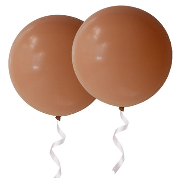 Oupking Giant Thick Balloons 36 Inch Blush Pink Big Round Latex Balloons 6 Packs