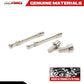RCAWD #45 Steel Front Drive Shaft Axles and Portal Cups for Rcawd Front Portal Axle for Axial 1-24 Scx24 Crawlers