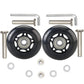 Oro 1 Pair Luggage Wheels Replacement 87Mm Case Wheels With 8Mm(0.31'') Bearings Wheels For Suitcase And Inline Outdoor Skate An