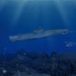 Piececool 3D Metal Puzzles For Adults, Military Submarine Metal Model Building Kits For Stress Relax, Great Christmas Birthday Gifts