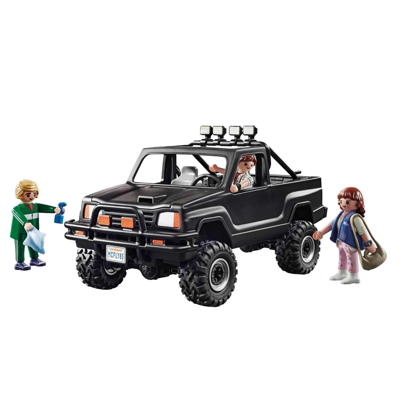 Playmobil Back to The Future Marty's Pickup Truck - Model 70633, Standard Size, Multicolor, Plastic Construction