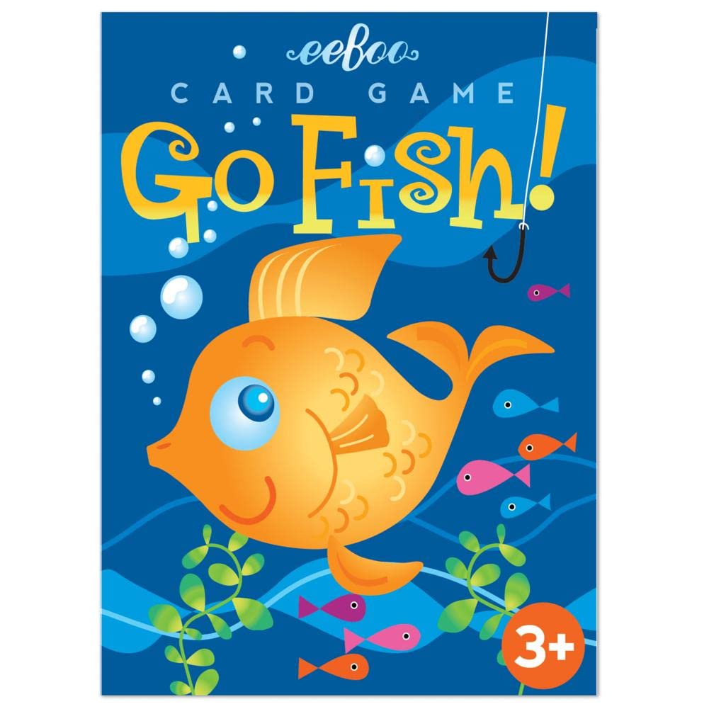 eeBoo: Color Go Fish Playing Card Game, Cards are Durable and Easy to Use, Instructions Included, Educational and Fun Learning,
