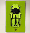 Wetceaom Display Wallboard For Lego Technic Lamborghini Si  N Fkp 37 42115, Compatible With Lego Lamborghini Cars, Gift Ideas Fo