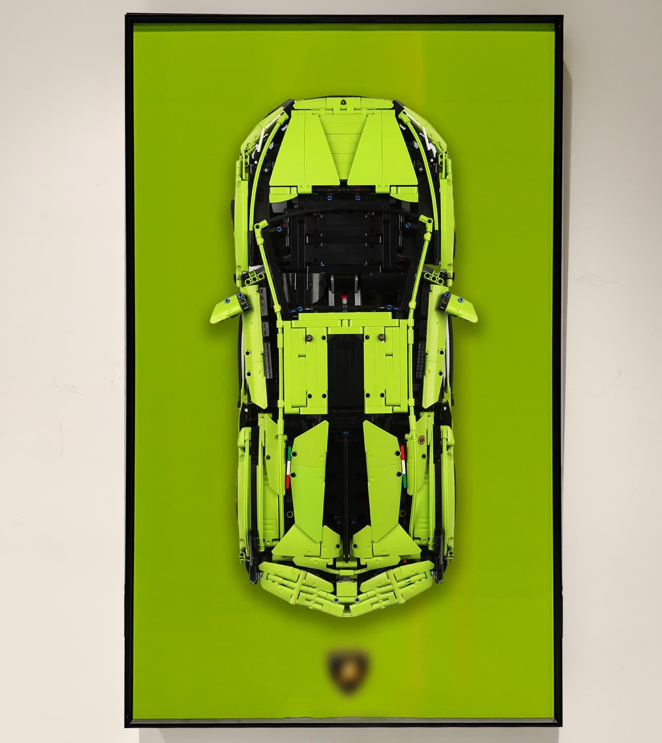 Wetceaom Display Wallboard For Lego Technic Lamborghini Si  N Fkp 37 42115, Compatible With Lego Lamborghini Cars, Gift Ideas Fo