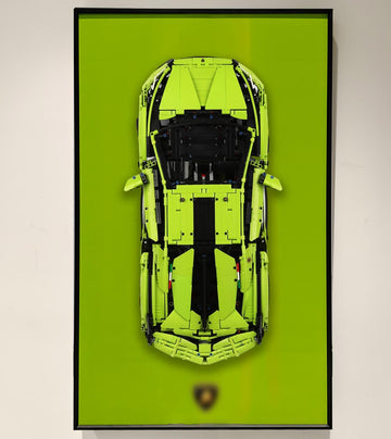 Wetceaom Display Wallboard For Lego Technic Lamborghini Si  N Fkp 37 42115, Compatible With Lego Lamborghini Cars, Gift Ideas Fo