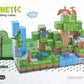 Knick Knack Magnetic World Building Blocks Set | Mini Themed Magnetic Cubes For Kids Ages 3 And Up (114 Pieces)