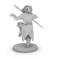 Gold Dragonborn Monk Male Tabletop Dnd Gaming Miniature