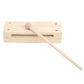 Wooden Instrument With Hammer, Wooden Percussion Block, Portable Compact Safe General Purpose Professional Use For Private Theat