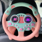 Yohencin Baby Steering Wheel Toy, Kids Steering Wheel For Car Backseat A Variety Of Car Sound Effects To Develop Baby'S Auditory