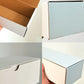 Fageverld Toploader Storage Box - Cardboard, Holds 1200 Sports Cards, 8 Count, White