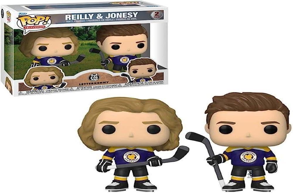 Funko Pop Tv: Letterkenny- 2Pk Reilly & Jonesy In Jersey
