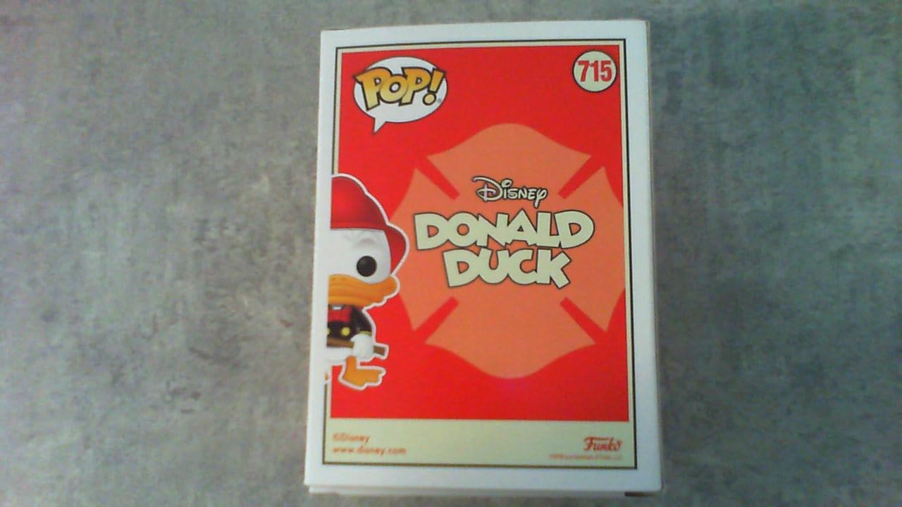 Funko Pop Donald Duck Donald Duck Anniversary Firefighter Exclusive