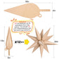 72 Pcs Caramel Star Balloons, Big 26 Inch Foil Starburst Balloons, Explosion 12 Point Cone Balloons Large For Wedding Anniversar
