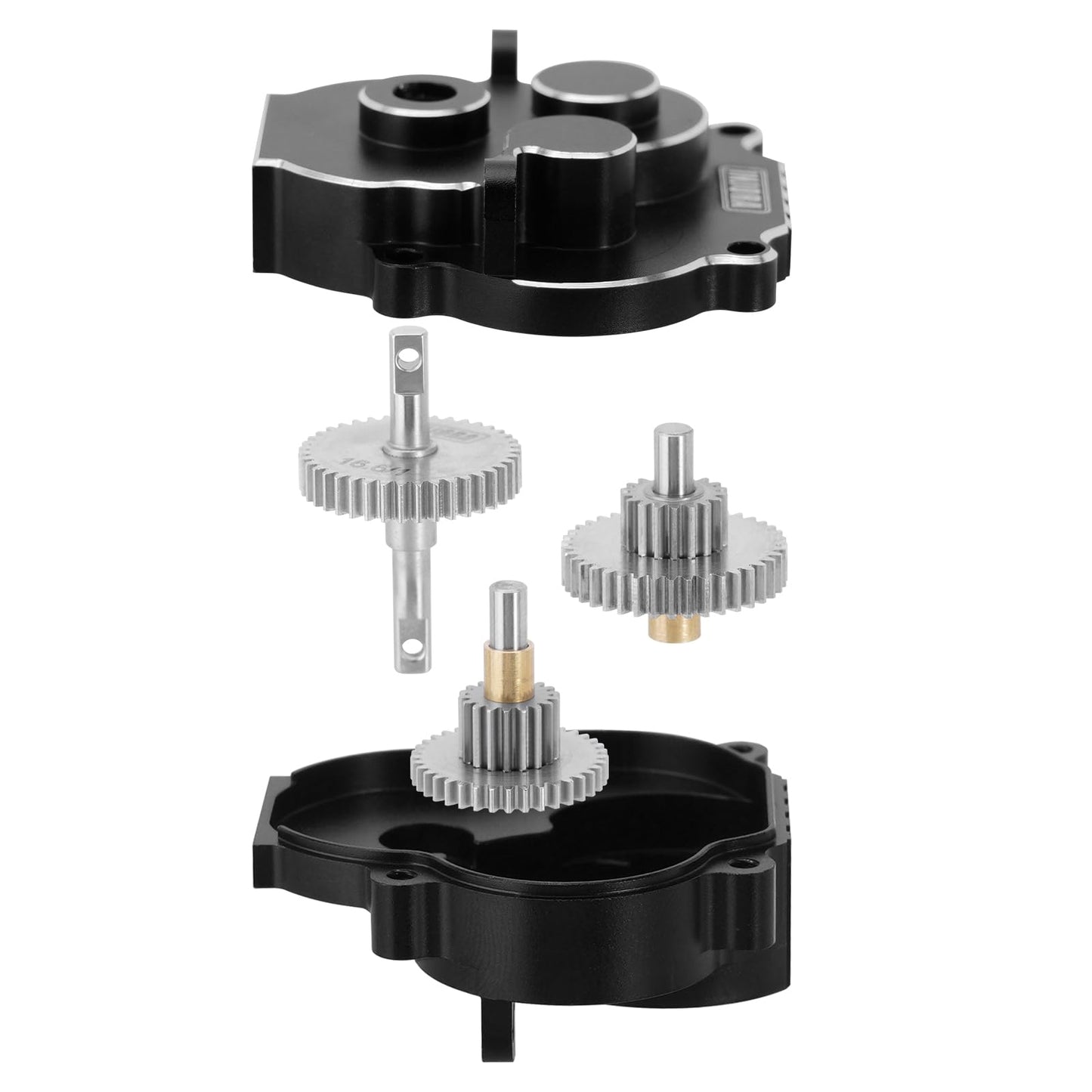 INJORA Stainless Steel 16.6:1 Transmission Gear Pinion Set for TRX4M Upgrade 1/18 RC Crawler Car