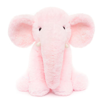 Weigedu 13'' Pink Elephant Stuffed Animal - Plush Toy For Boys, Girls, Kids, Baby Shower, Bedtime, Birthday