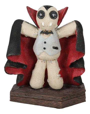 Ebros Day Of The Dead Pinheadz Monster With Voodoo Stitches Figurine Halloween Collectible Statue Fantasy Mythical Beings Undead Apocalypse Horror Icon (Draco My Vampire Dracula)