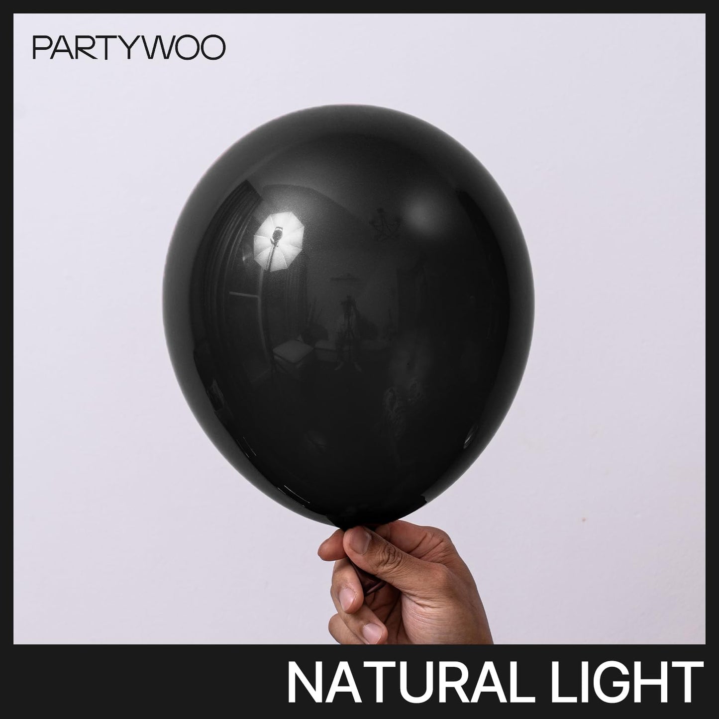 Partywoo Black Balloons, 100 Pcs Black Balloons Different Sizes Pack Of 36 Inch 18 Inch 12 Inch 10 Inch 5 Inch For Balloon Garland As Birthday Decorations, Wedding Decorations, Party Decorations