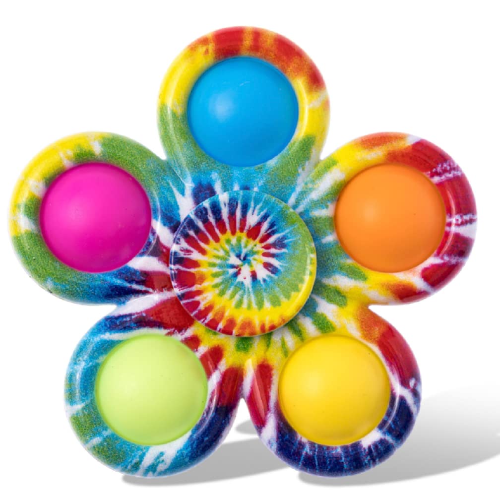 Nutty Toys Fidget Spinner - Sensory Toy For Kids & Adults - Top Stress & Anxiety Relief Gifts 2025 - Unique Easter Basket Stuffers Gift Idea - Best Toddler, Tween, Teen Girl & Teenage Boys Present