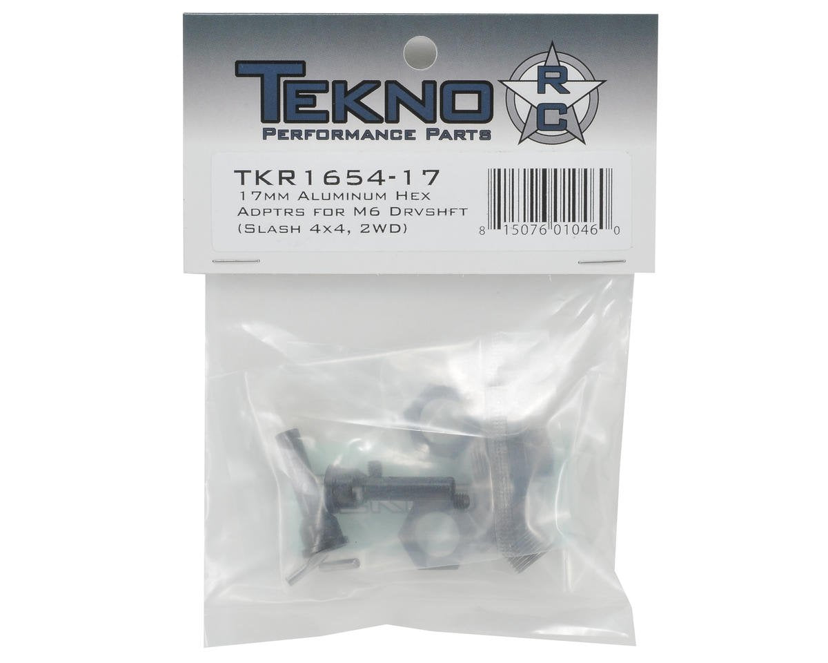 TEKNO RC LLC R/C Hub Adapt 17mm M6 Driveshaft Slash Stampd TKR165417 Elec Car/Truck Replacement Parts