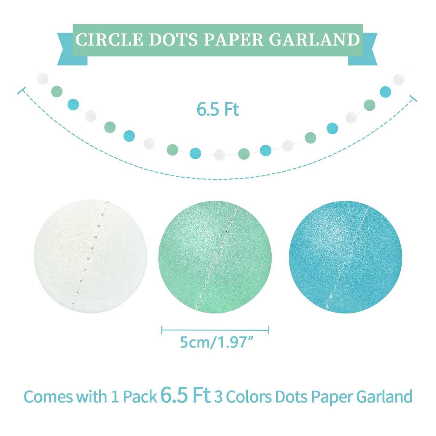 LITAUS, Birthday Decorations, NO DIY - Pack of 16 | Blue Happy Birthday Banner, Honeycomb Balls, Swirls, Garland | Happy Birthda