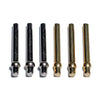 We Games Standard Metal Cribbage Pegs With Velvet Pouch - Set Of 6 (3 Brass, 3 Silver)